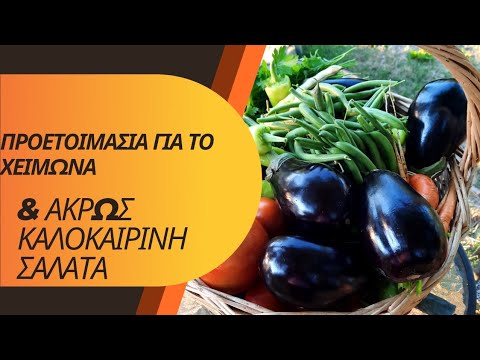 , title : 'Προετοιμασία για το χειμώνα που έρχεται!&Και η πιο υπέροχη σαλάτα του καλοκαιριού!#cookwithme'