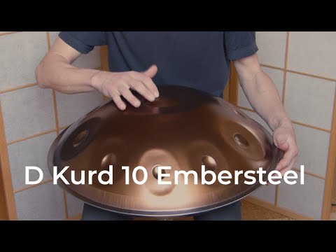 Handpan "Ember Steel" D-Kurd 10 / karuna-sounds