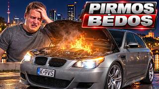 Pirmos BĖDOS su M5 E60, nusiskausminau ant -2500€??