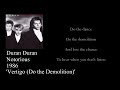 Duran Duran - Vertigo (Do the Demolition) (Lyrics)