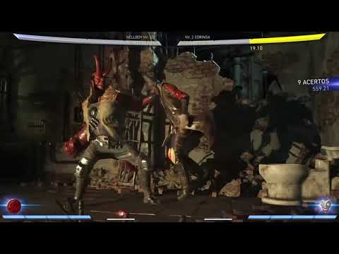 Hellboy  Face Smasher Combo Injustice 2 ( 22 Hits)