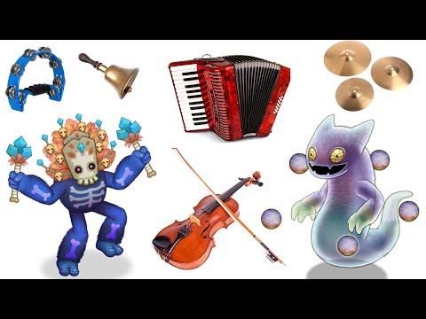 Ethereal Island -  All Monster Instruments and Voice Actors 4K