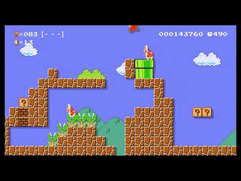 Super Mario Maker - 100 Mario Expert (With Skips) #1 Tight Ending