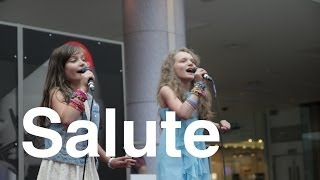Little Mix - Salute - 11 year old Sapphire & 8 year old Skye - cover