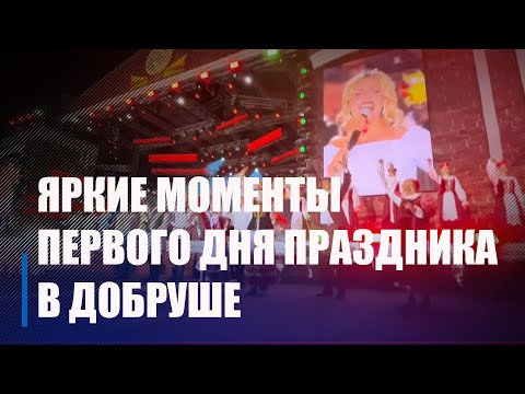 Как Добруш принял гостей в первый день белорусской письменности видео