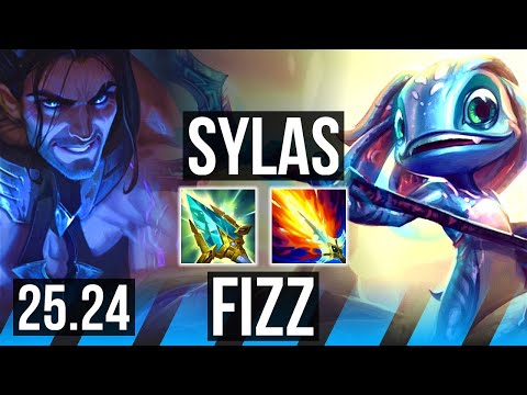 SYLAS vs FIZZ (MID) | EUW Master | 25.24