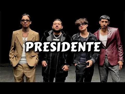 Natanael Cano, Luis R Conriquez, Gabito Ballesteros, Neton Vega - Presidente (Corridos 2024)