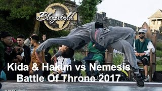 Kida & Hakim vs Nemesis 1 (Crew Semi-Final) I Battle Of Throne 2017 I Bboy World
