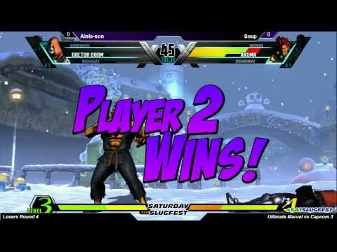 Saturday Slugfest V - UMvC3 L4 - Aisle-son vs Soup