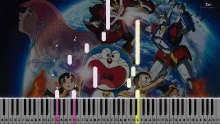 Download lagu PIANO TUTORIAL & SHEET | Amu to Imu no Uta (Doraemon OST) mp3