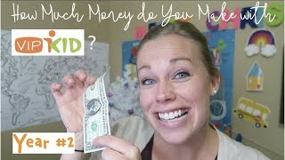 How Much Money Do you Make with VIPKID? Year 2