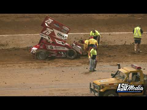 Sprintcars: Darren Jensen Rollover - Archerfield Speedway