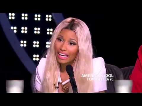 [HD] GREAT FINAL MOMENT ! - Nicki Minaj Speech -  American Idol 2013 top 20, feb 28