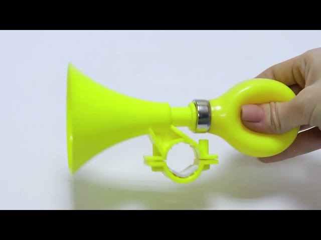Клаксон на руль желтый - видео