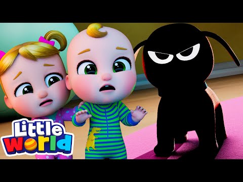 Halloween Monster in the Dark! | Little World By Little Angel | Kids Songs & Nursery Rhymes