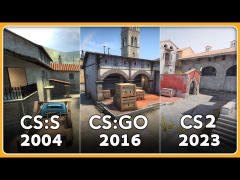 Inferno Map Comparison CS: Source, CSGO, CS2