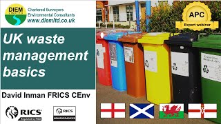 UK waste management basics explained