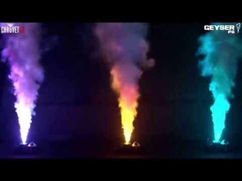 Chauvet DJ Geyser P6 Pyrotechnic-like RGBA+UV LED Vertical Fog Machine