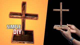 DIY Wooden Cross from Start to Finish – Rustic Woodworking