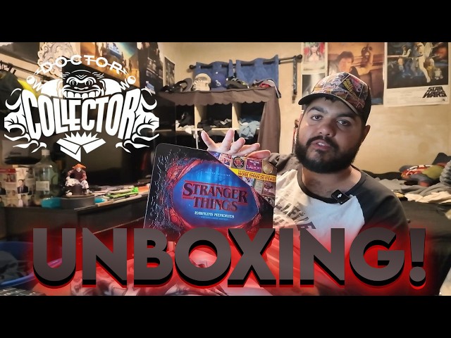 Vídeo relacionado con Doctor Collector Stranger Things Hawkins Memories, Edición Limitada Vecna’s Curse, Caja de Metal de colección con Accesorios Oficiales
