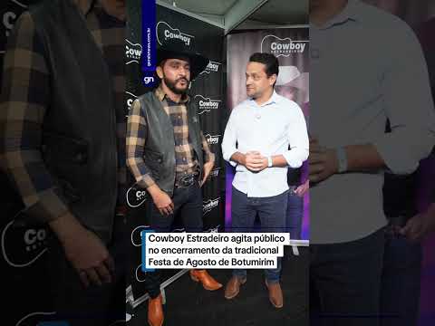 Cowboy Estradeiro agita público no encerramento da tradicional Festa de Agosto de Botumirim