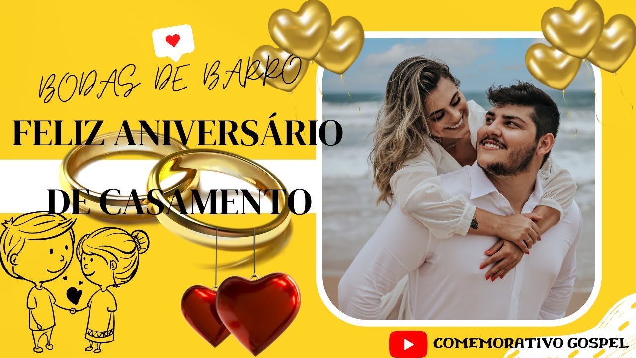 ❤️LINDA MENSAGEM ANIVERSÁRIO DE CASAMENTO/8 ANOS DE MARAVILHOSA UNIÃO(BODAS DE BARRO)