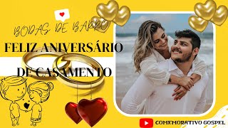 ❤️LINDA MENSAGEM ANIVERSÁRIO DE CASAMENTO/8 ANOS DE MARAVILHOSA UNIÃO(BODAS DE BARRO)