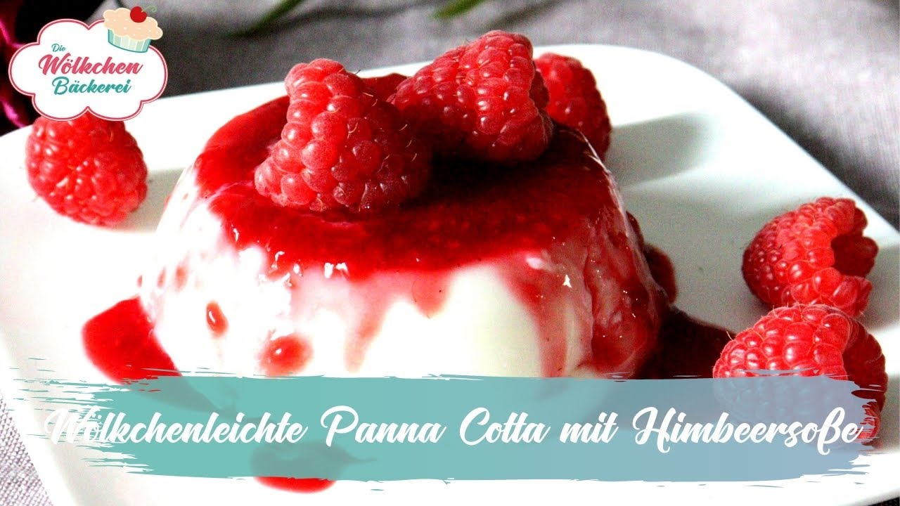 PANNA COTTA MIT HIMBEERSAUCE - Einfache Rezepte PANNA COTTA MIT HIMBEERSAUCE - Einfache Rezepte