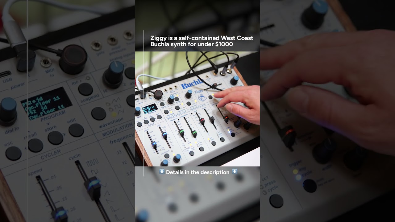 Ziggy is a desktop Buchla that has all the flexibility of a modular with no patching required &ndash; Demo - YouTube
