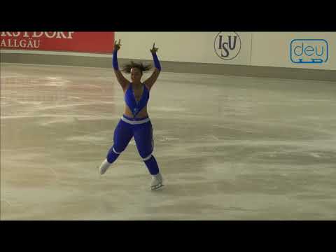 Laura Moarbes. Oberstdorf 2018. Bronze Ladies I A FS . 5 place