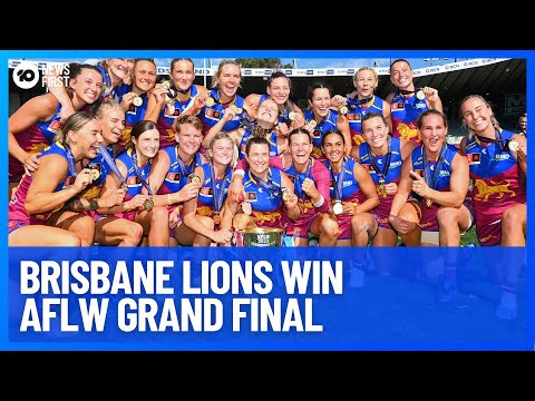 The Brisbane Lions Win The AFLW Grand Final | 10 News First