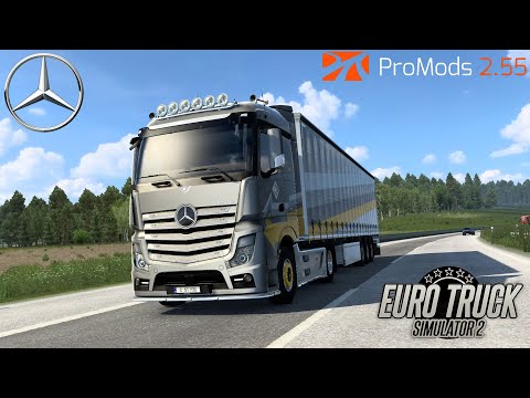 ETS2 1.40 | ProMods 2.55 | Mercedes Actros MP4 1848 | Łódź - Opole