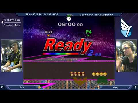 Shine 2018 SSBM - FS | Kalamazhu (Peach) vs. Wizzrobe (C. Falcon) - Melee Top 64 LR5