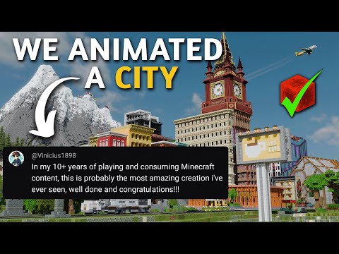 Minecraft cities will NEVER be the same again (World Download)