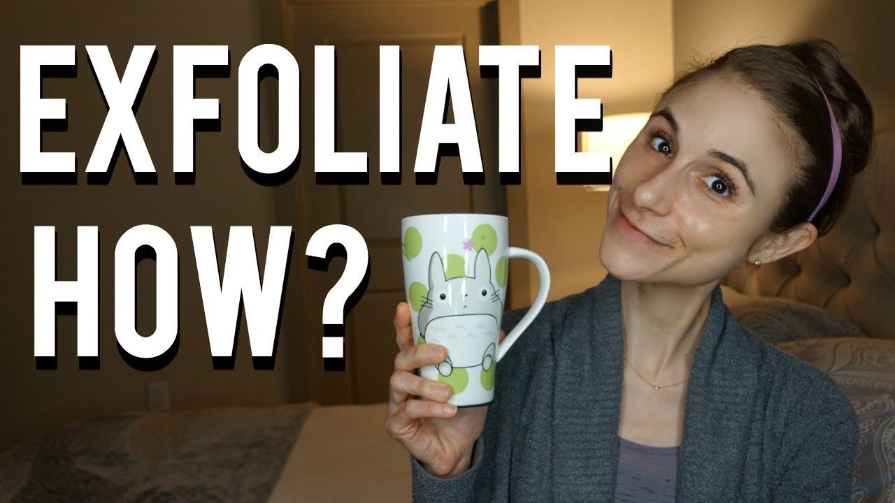 How to exfoliate the face| Dr Dray