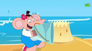 Max and Mini's thrilling adventure at Goa Beach with Papa Ozho🏖