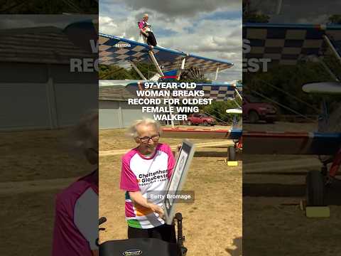 97-year-old woman breaks record for oldest female wing walker