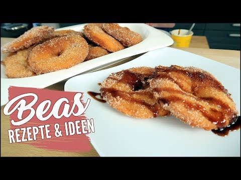Gebackene Apfelringe Rezept | Frittierte Apfelkringel im Teigmantel