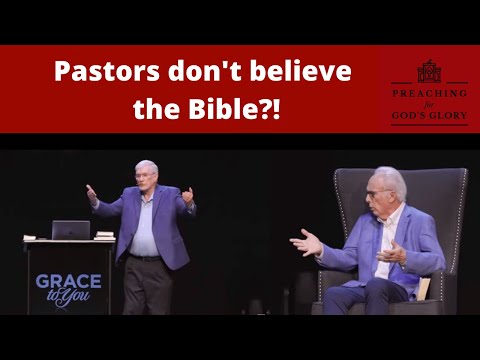 Pastors don't believe the Bible!!! | John MacArthur and Ken Ham on a Biblical Worldview (GTY)