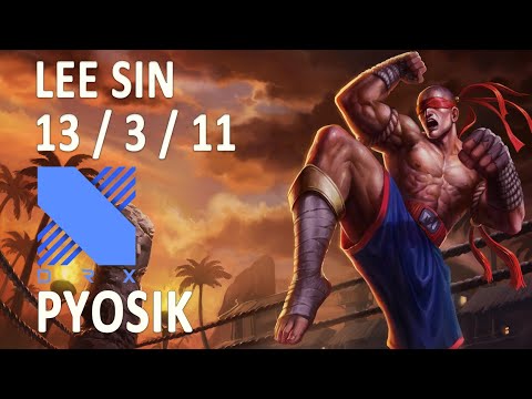 DRX Pyosik LEE SIN vs GRAVES | Jungle | Challenger | Korea | 13/3/11