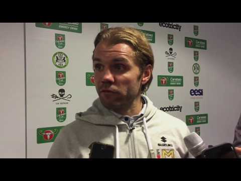 INTERVIEW: Robbie Neilson's Forest Green Rovers reaction