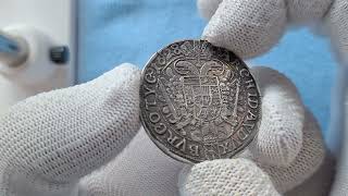 1/2 tolar Ferdinand II. 1628 Vídeň, #shorts #stříbrnámince #coin #silver #numismatics #taler #rare