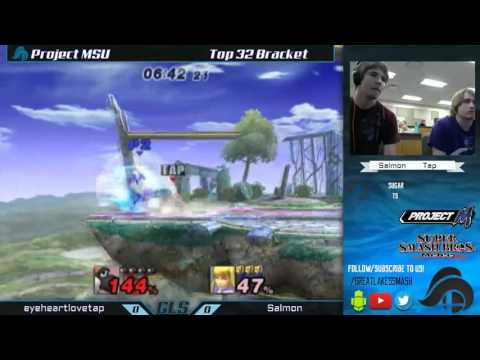 Project MSU Top 32 - eyeheartlovetap (Yoshi) vs. Samn (ZSS/Bowser)