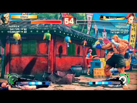 SSF4 AE:2012 RARIKEN (Sagat) vs chiakhazan (Cammy)
