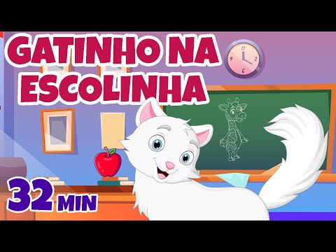 Gatinho na escola - Giramille 22 min | Desenho Animado Musical