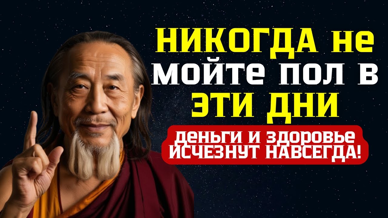 НИКОГДА не мойте пол в ЭТИ ДНИ, деньги и здоровье ИСЧЕЗНУТ НАВСЕГДА!