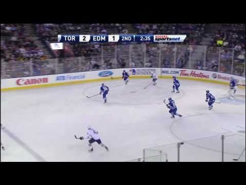 Versteeg Goal - Leafs 3 vs Oilers 1 - Dec 14th 2010 (HD)