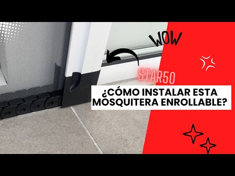 Cómo Instalar la Mosquitera Enrollable de Puerta STAR50 Paso a Paso