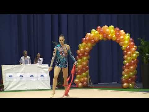 Alexandra Piscupescu   ROU   Ribbon - 13th IRINA DELEANU CUP BUCURESTI MAY 2014