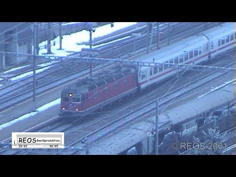 2001-12 [SDw] Freezing Göschenen with SBB, BLS car shuttle and FO - classic Gotthard
